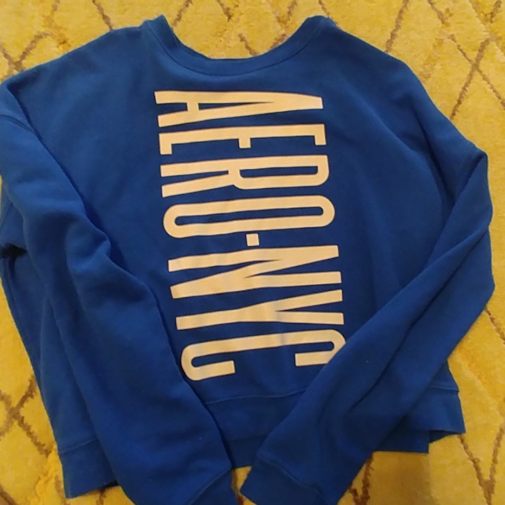 Blue sweatshirt